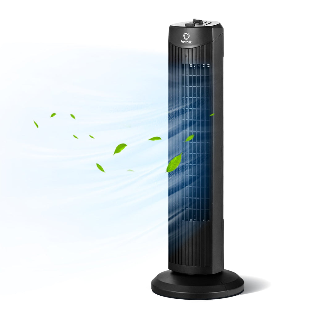 28 Inch Quiet Bladeless Oscillating Tower Fan