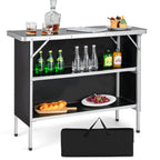 Folding Camping Table with 2-Tier