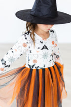 Boo-tiful Halloween L/S Tutu Dress