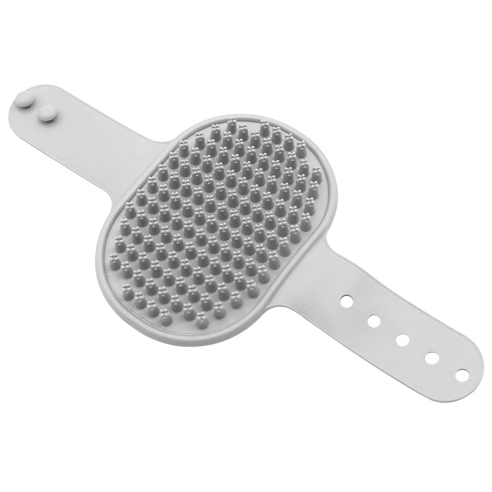 Soft Rubber Pet Bath Silicone Comb