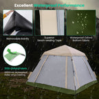 2-4 Person Instant Pop-up Camping Tent