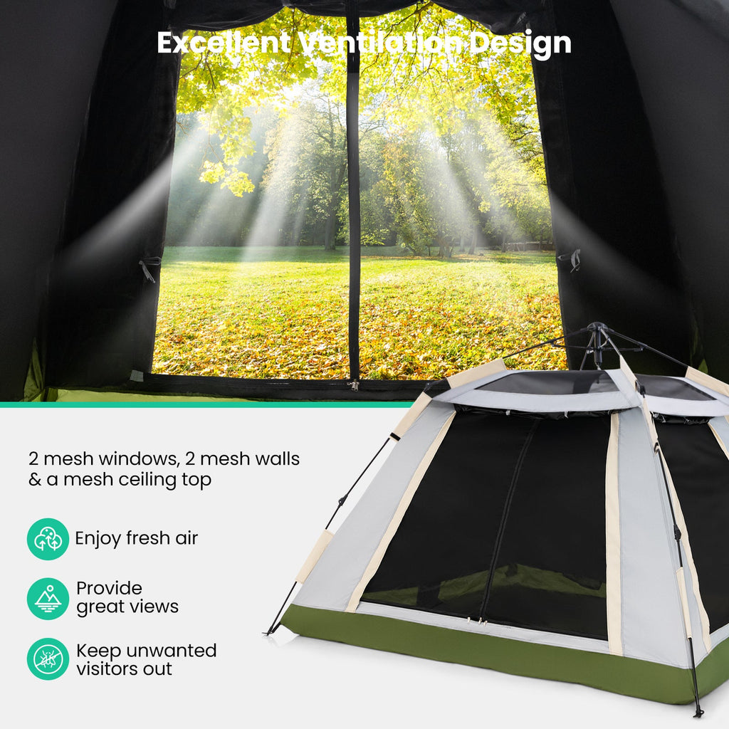 2-4 Person Instant Pop-up Camping Tent