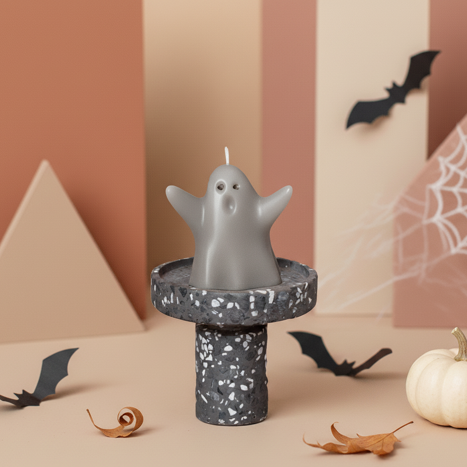 Ghost Candle |  Halloween Decor