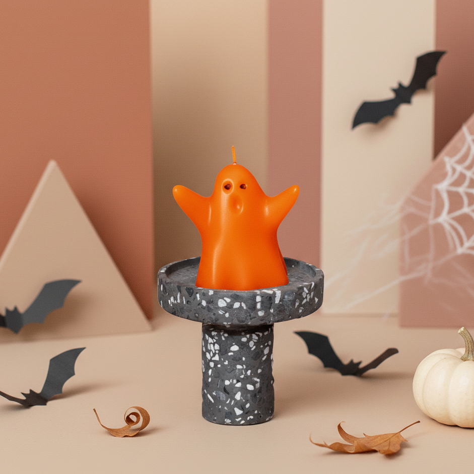 Ghost Candle |  Halloween Decor