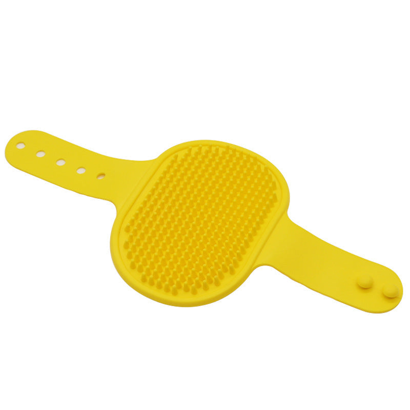 Soft Rubber Pet Bath Silicone Comb