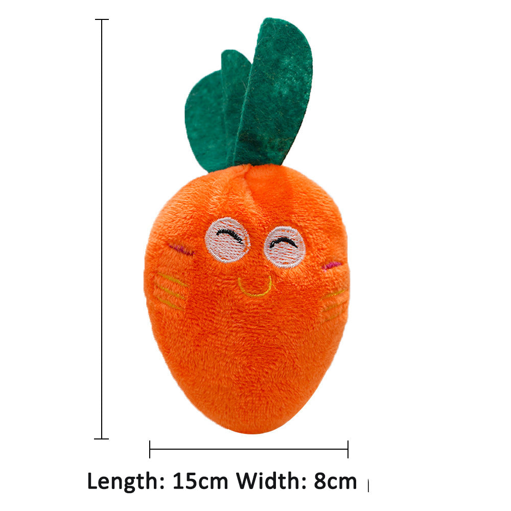 Double Bone Chicken Leg/Carrot Chew Toy