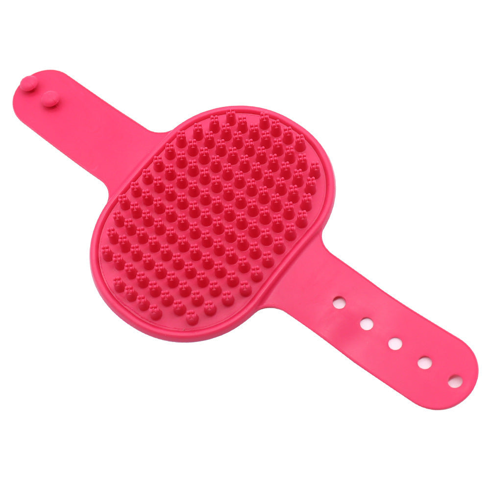 Soft Rubber Pet Bath Silicone Comb