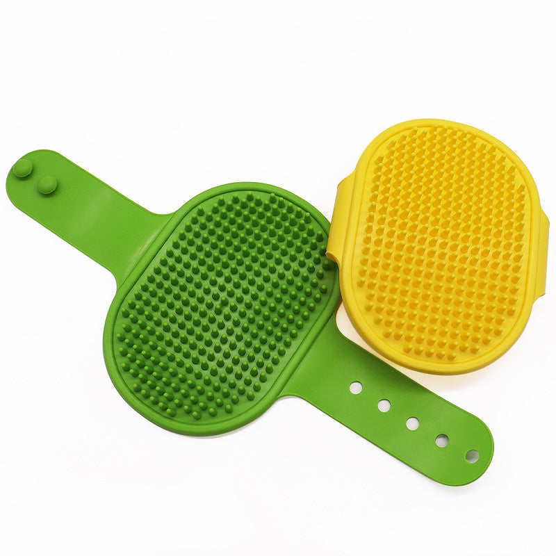 Soft Rubber Pet Bath Silicone Comb