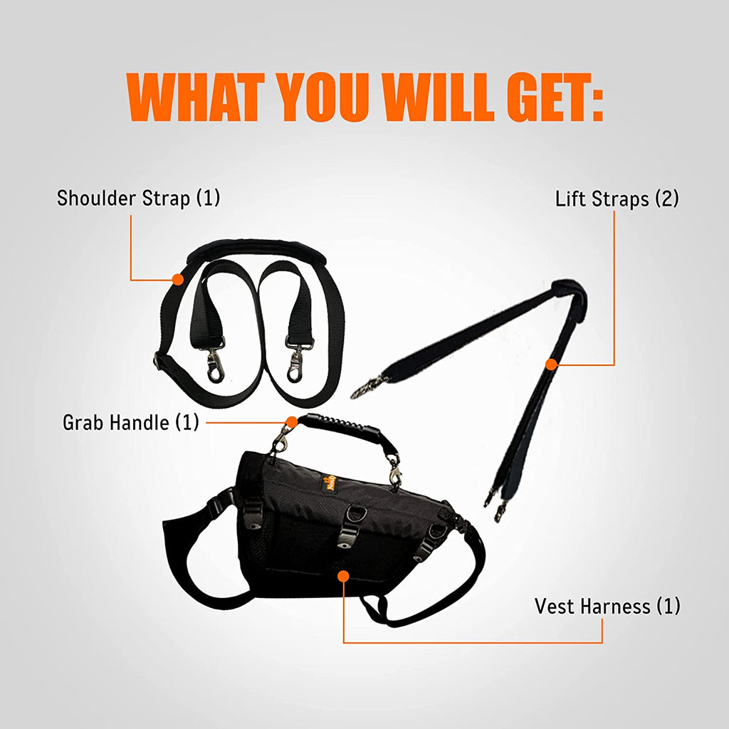 [LIFETIME WARRANTY!]  Dog Lift Harness