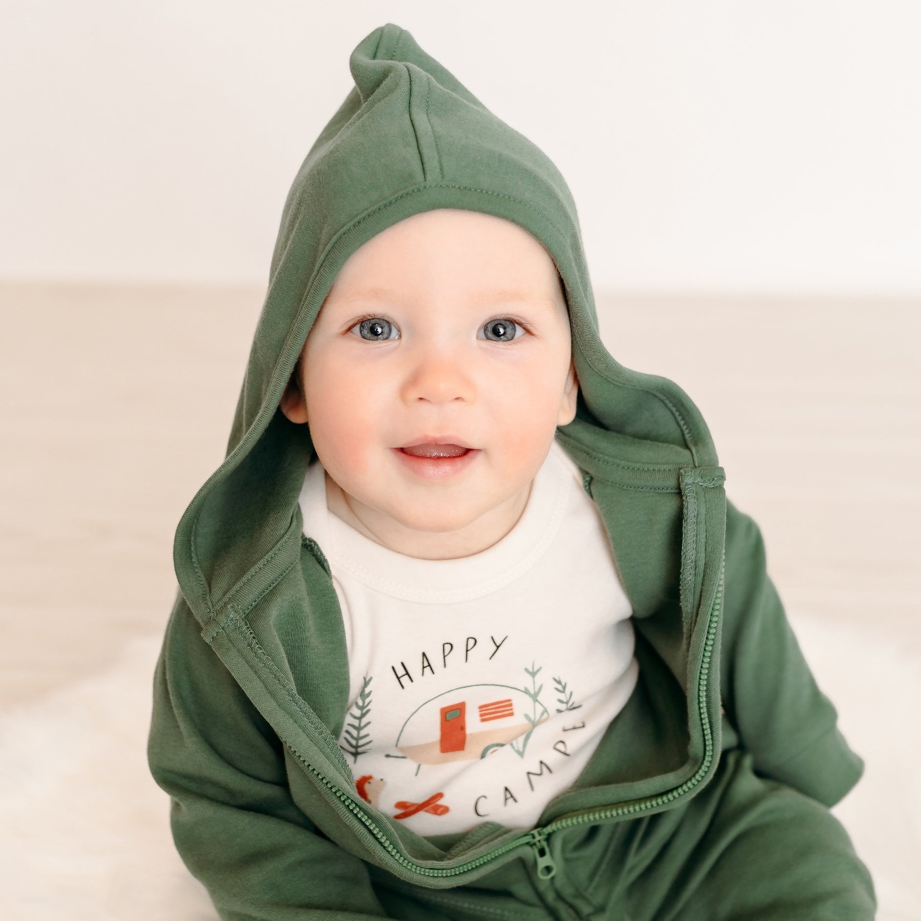 Graphic Bodysuit | Happy Camper