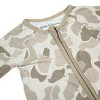 "Button Buck Camo" Baby Zippy