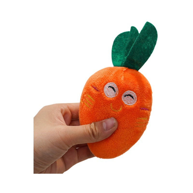 Double Bone Chicken Leg/Carrot Chew Toy