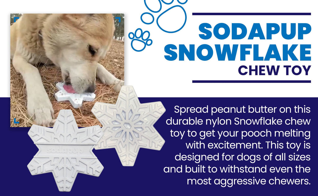 Snowflake Nylon Dog Chew Toy