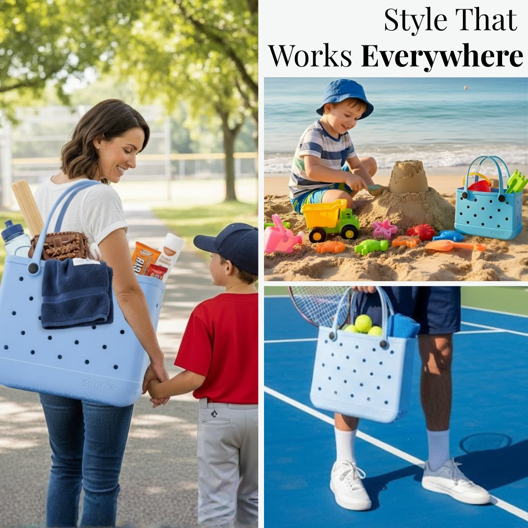 Rubber Tote Bag Set of 3 (XL/M/S)