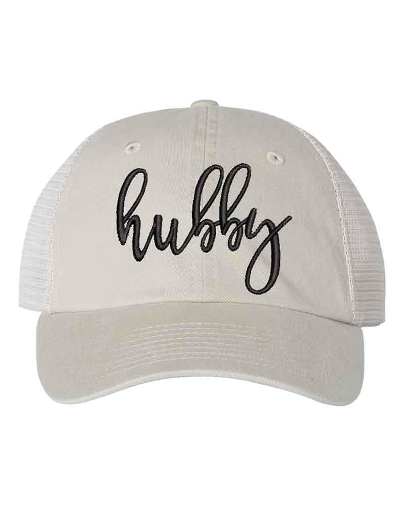 Embroidered Wifey/Hubby Trucker Hat