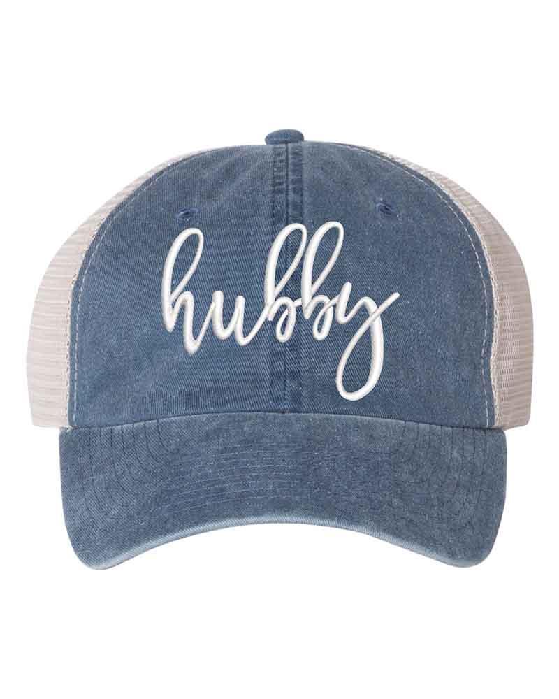 Embroidered Wifey/Hubby Trucker Hat