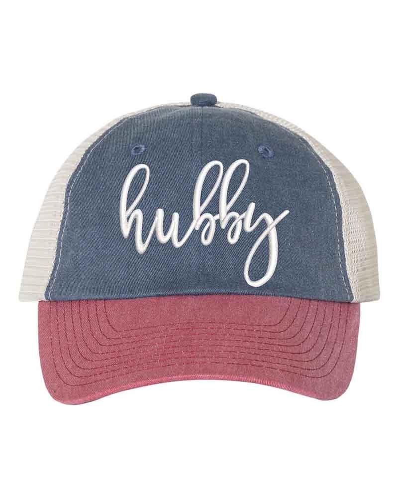 Embroidered Wifey/Hubby Trucker Hat