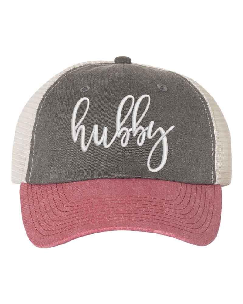 Embroidered Wifey/Hubby Trucker Hat