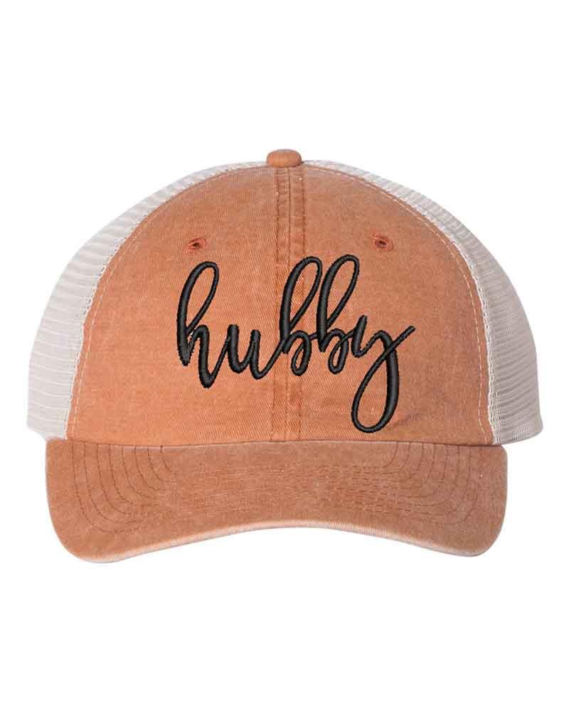 Embroidered Wifey/Hubby Trucker Hat