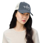 Embroidered Wifey/Hubby Trucker Hat