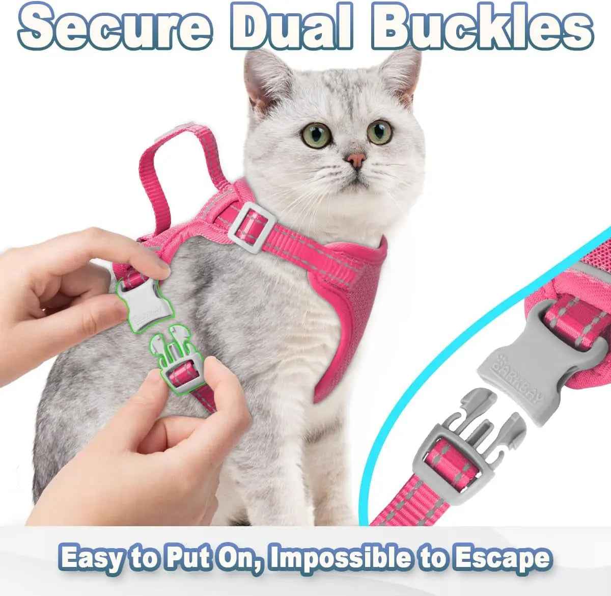 Escape-Proof Cat Harness & Leash