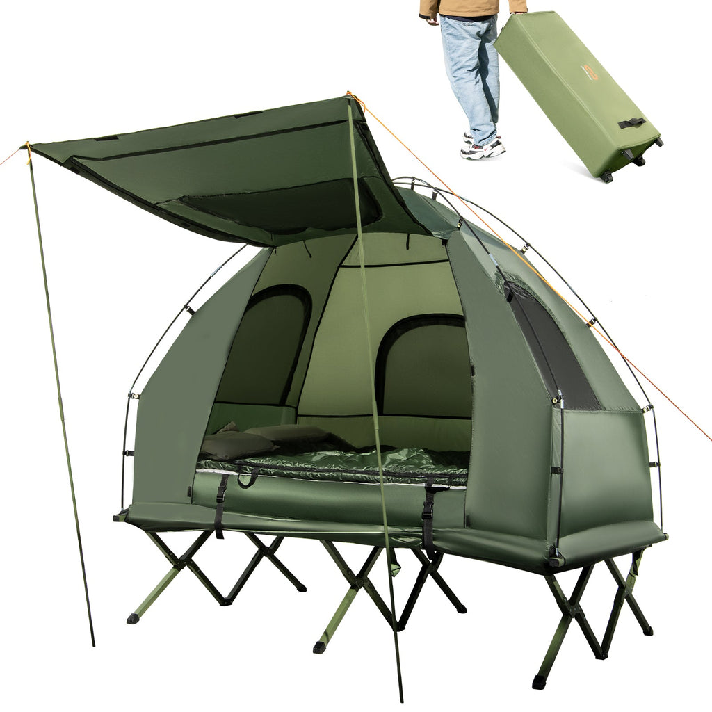 5-in-1 2-Person Foldable Outdoor Camping Tent