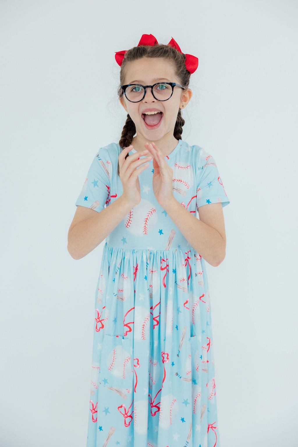 Glam S/S Pocket Twirl Dress