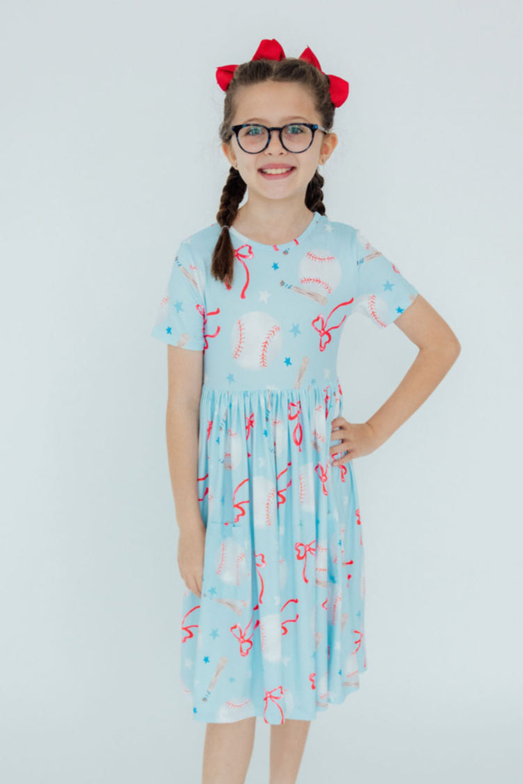 Glam S/S Pocket Twirl Dress