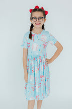 Glam S/S Pocket Twirl Dress