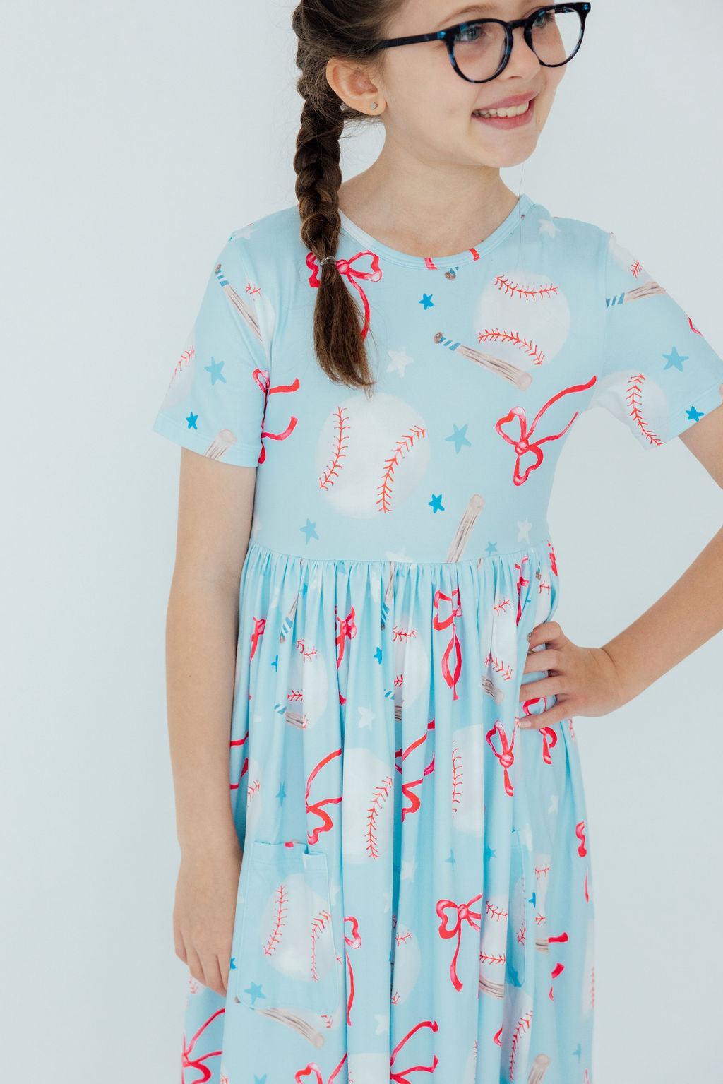 Glam S/S Pocket Twirl Dress