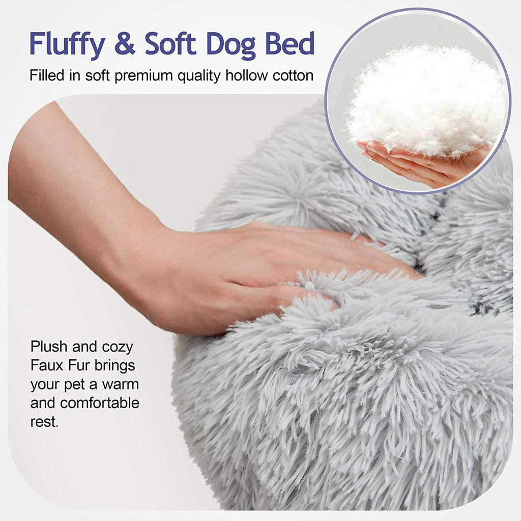 Donut Dog-Cat Bed Calming  Sofa Cushion Mat
