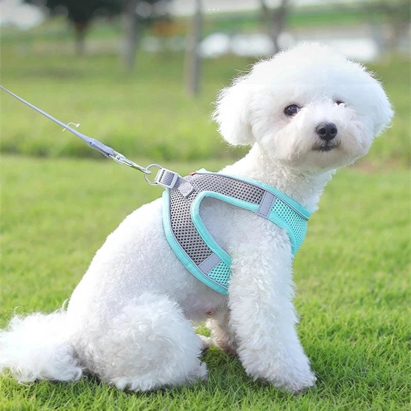 Dog Cat Harness/Vest Reflective Breathable Adjustable