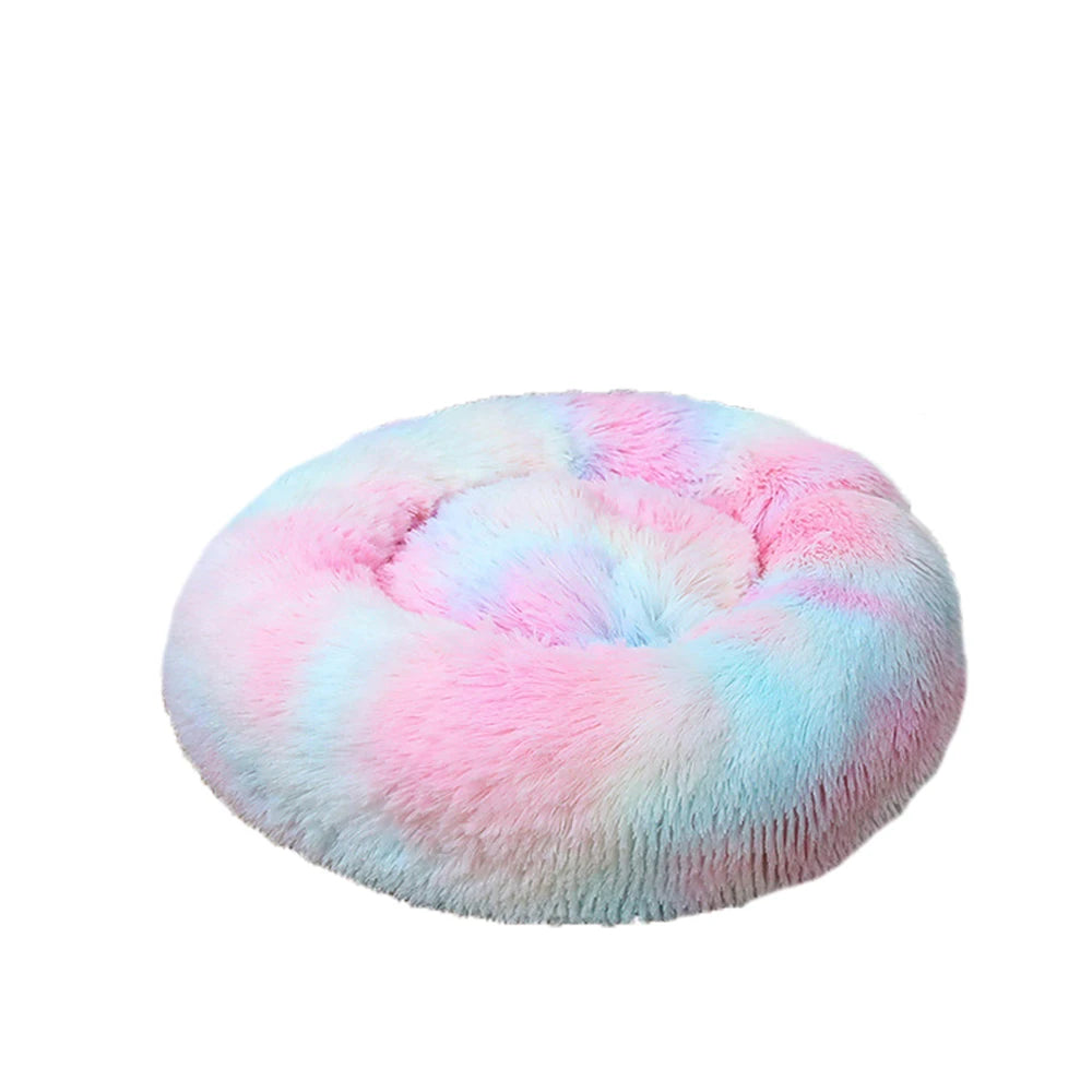Donut Dog-Cat Bed Calming  Sofa Cushion Mat