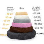 Donut Dog-Cat Bed Calming  Sofa Cushion Mat