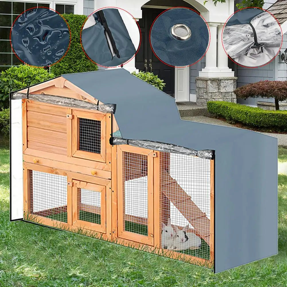 Rabbit Pet Farm Animal Hutch Cover Only