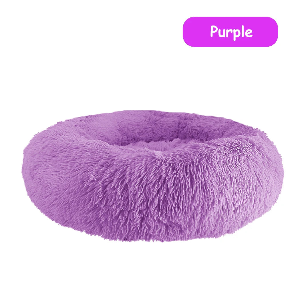Donut Dog-Cat Bed Calming  Sofa Cushion Mat