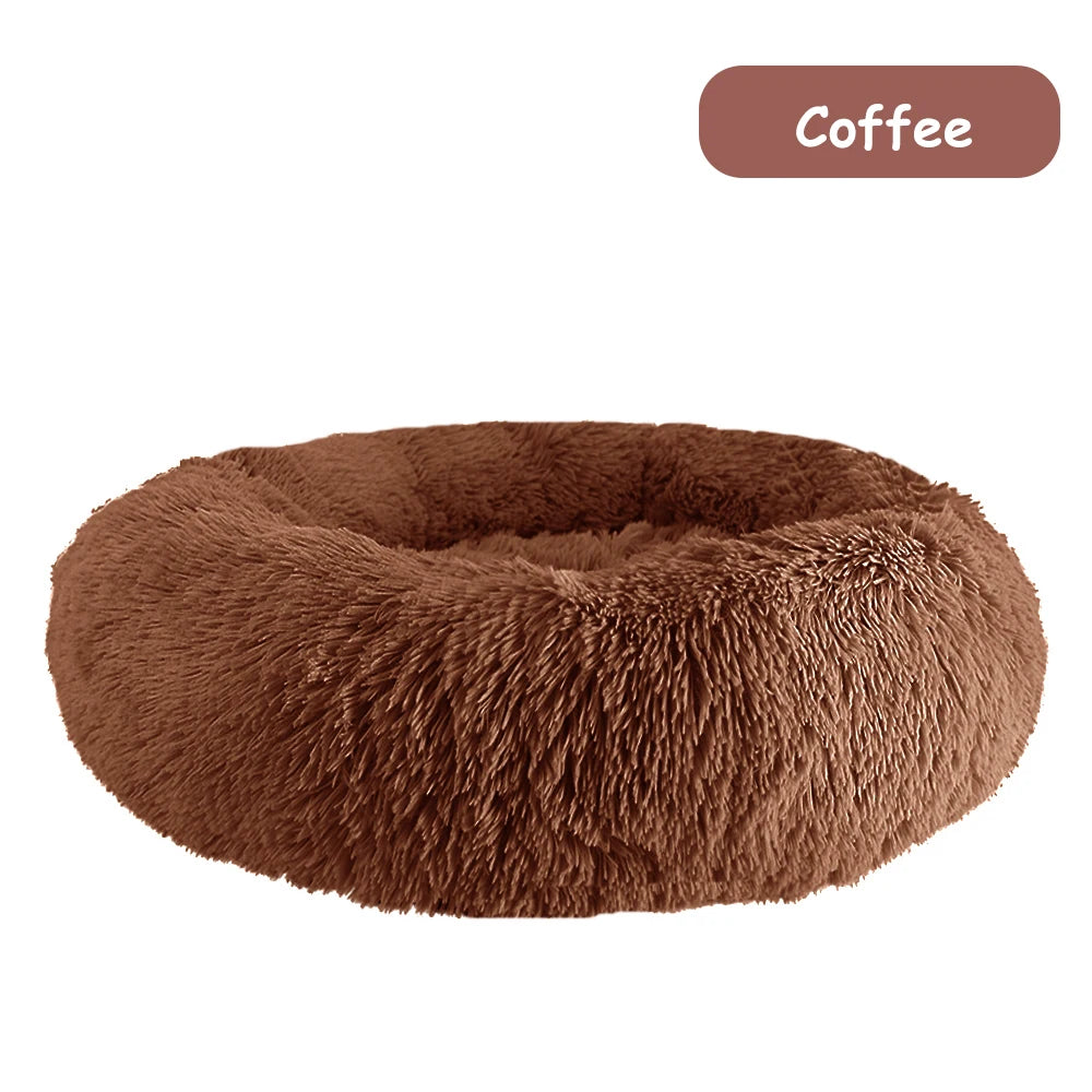 Donut Dog-Cat Bed Calming  Sofa Cushion Mat
