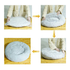 Donut Dog-Cat Bed Calming  Sofa Cushion Mat