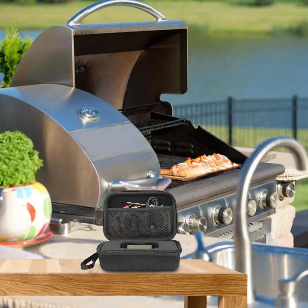 Digital Meat Thermometer Rainproof Magnetic Alarm