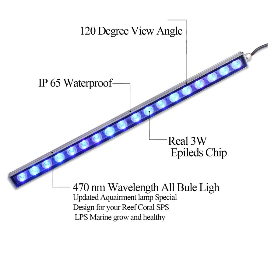 54W LED Aquarium Underwater Lighting