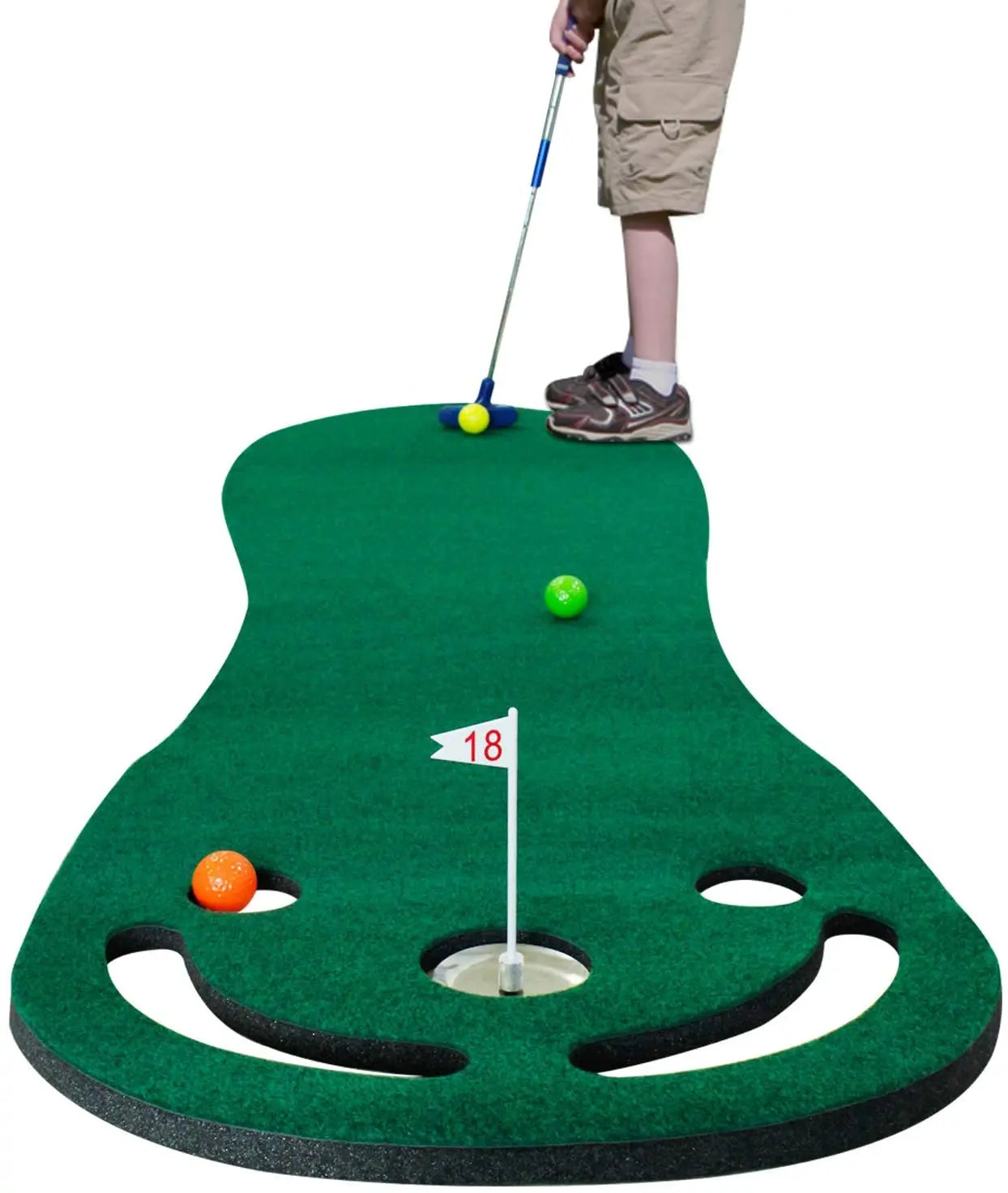 Putting Green Mats Set for Golf Putting