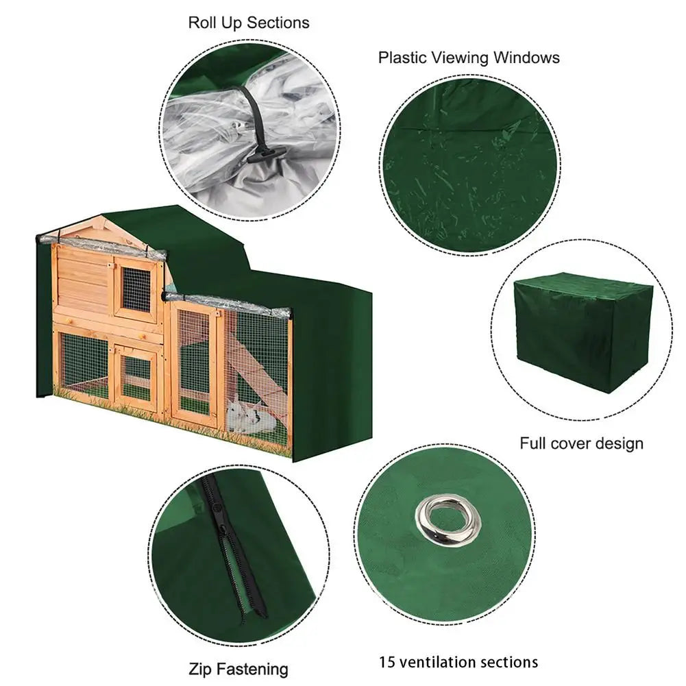 Rabbit Pet Farm Animal Hutch Cover Only