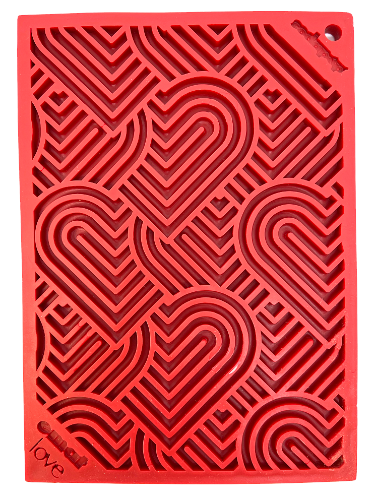 Love eMat - Enrichment Lick Mat for Dogs and Cats