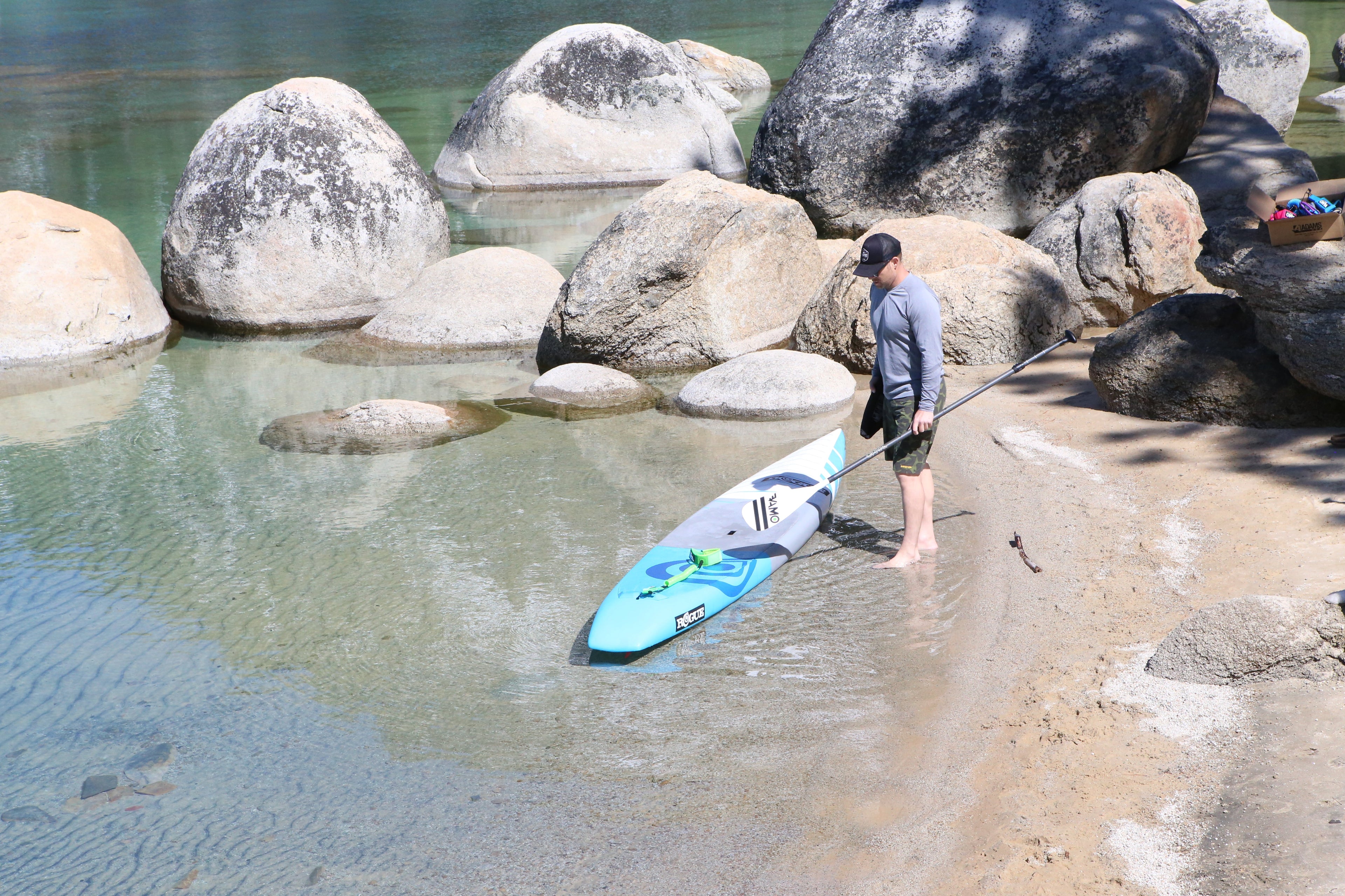 Carbon-Fiberglass Adjustable Paddle with ABS Edge