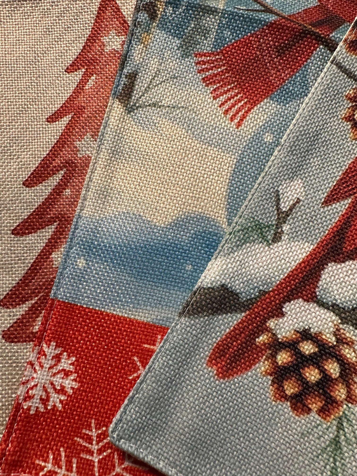 Hello Winter Garden Flag