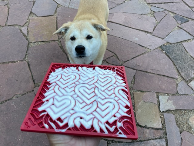 Love eMat - Enrichment Lick Mat for Dogs and Cats