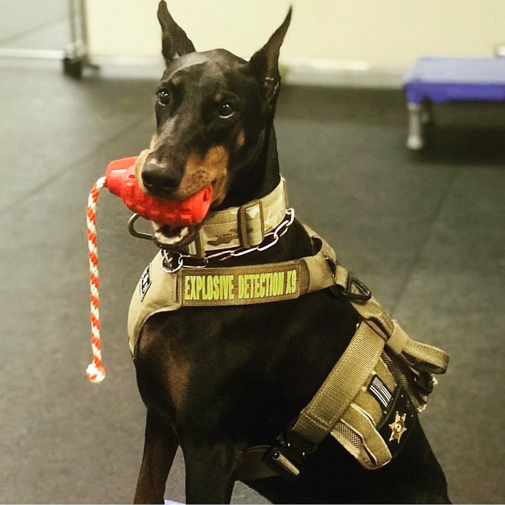 USA-K9 Magnum Grenade  Rubber Chew Toy
