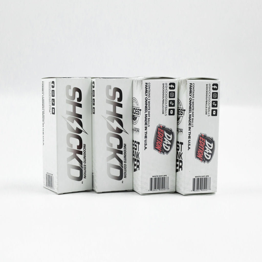 BUY 3 GET 1 FREE BUNDLE - SHOCK'D Golf Balls
