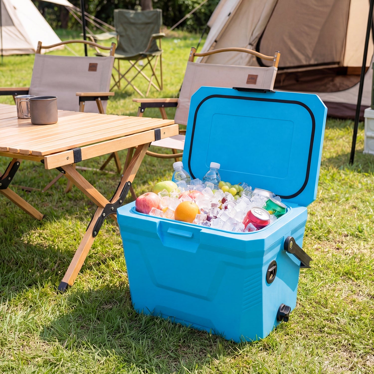 Insulated Portable Cooler Hard Shell Ice Chest