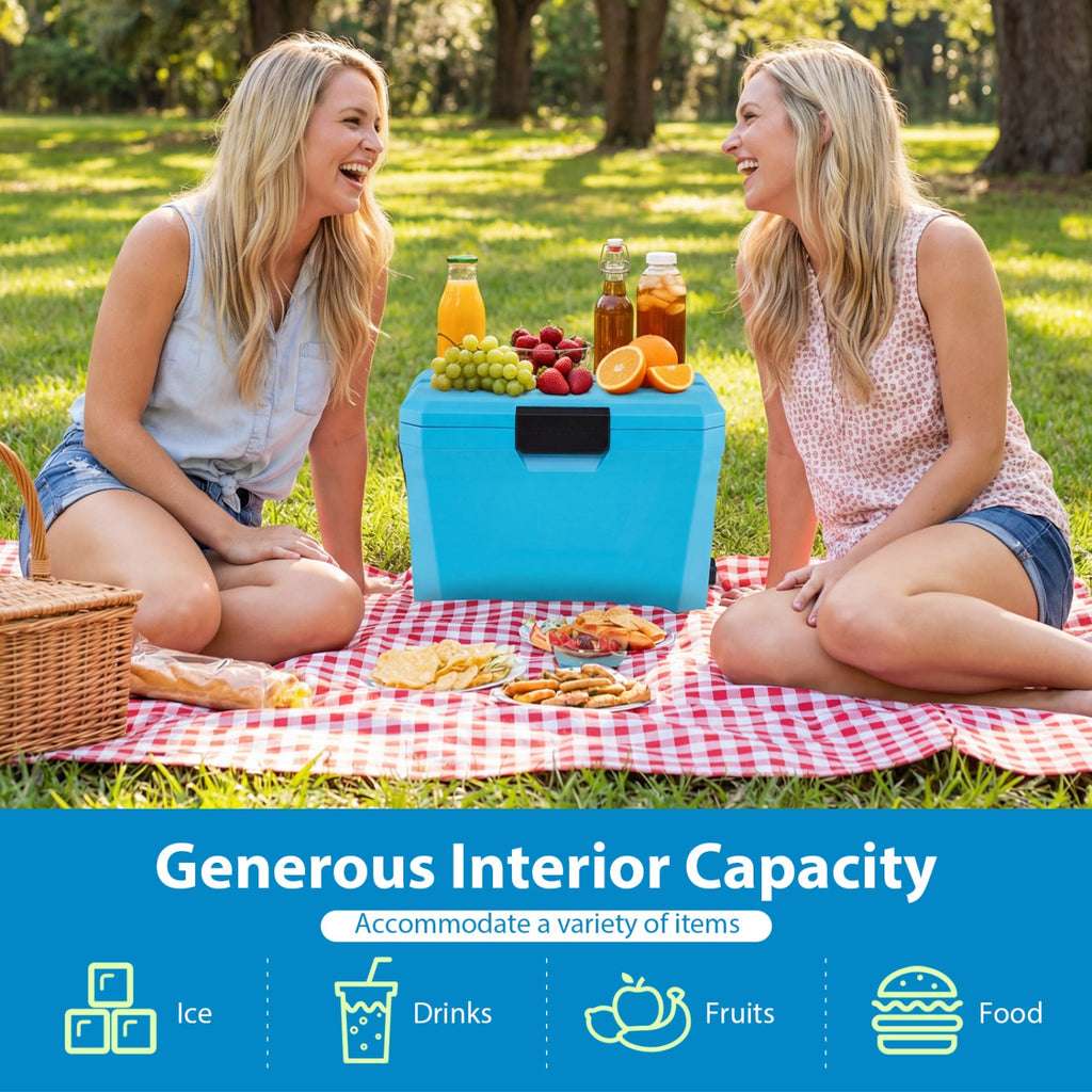 Insulated Portable Cooler Hard Shell Ice Chest